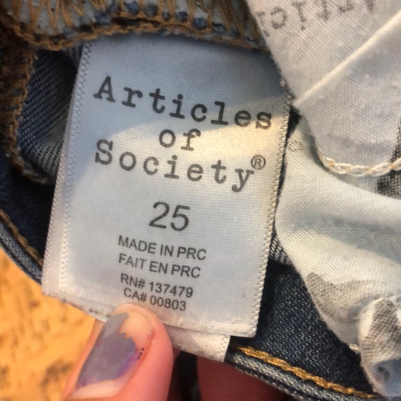 Articles of society skinny blue jeans - Picture 4 of 4